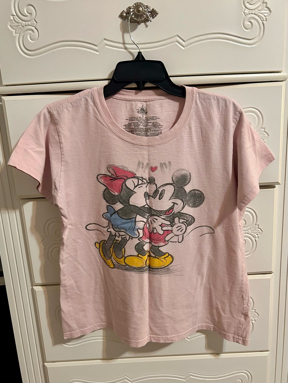 Disney Pink  Mickey & Minnie Graphic Tee